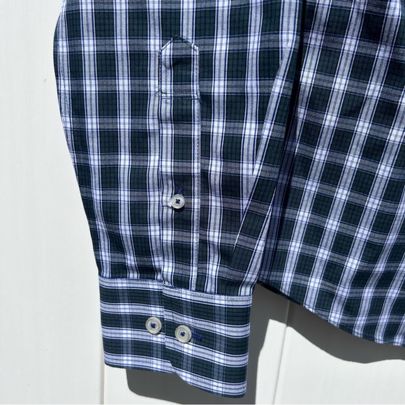 Untuckit Plaid Slim Fit Cotton Wrinkle Free Buttondown Shirt | Men’s Size Medium - Picture 8 of 12